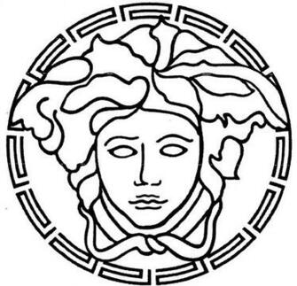 Head In Circle With Frieze Pattern By Gianni Versace S P A