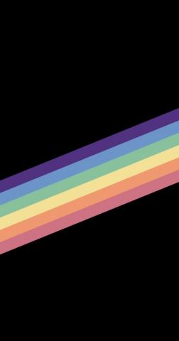 A Slightly Updates Apple Pride Wallpaper Witch Colors Matching New