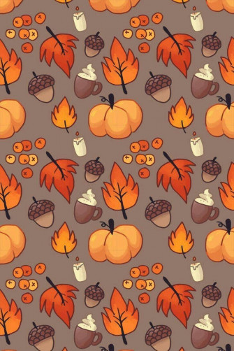 Thanksgiving Aesthetic Pattern Wallpaper