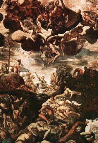 Brazen Serpent Tintoretto Art Image Imagiva Renaissance