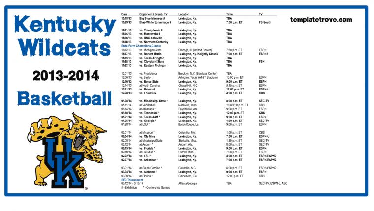College Basketball Desktop Wallpaper Schedules