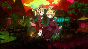 Len Kagamine Rin Wallpaper And Background Ayakashi