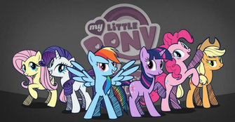 Mlp Fim Mane Six By Galaxyart