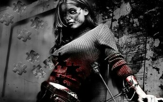 Zombie Girl HD Desktop Wallpaper