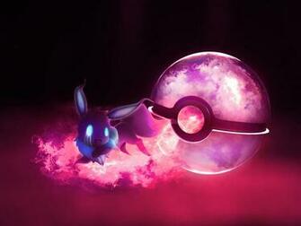 Eevee Ghost Pokeball Wallpaper