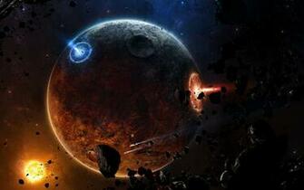 Planet Destruction Computer Desktop Wallpaper Pictures Image