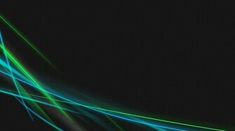 Blue And Green Neon Curves Wallpaper