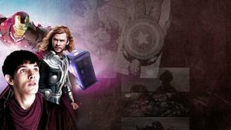 Fandom Mix Wallpaper Marvel Merlin Doctor Who