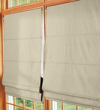 Insulated Roman Shades Grasscloth Wallpaper