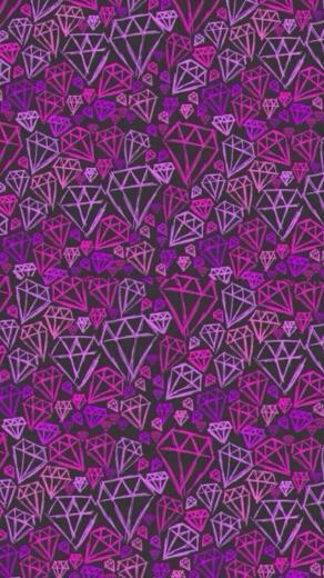 Purple Diamond Hand Painted Background iPhone 5s Wallpaper