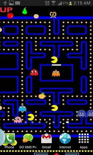 Bigger Pacman Live Image Wallpaper For Android Screenshot