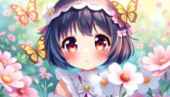 Cute Anime Girls Wallpaper