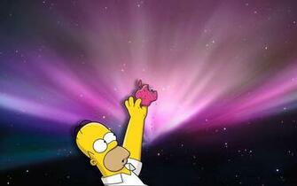 Homer Simpson Apple Wallpaper