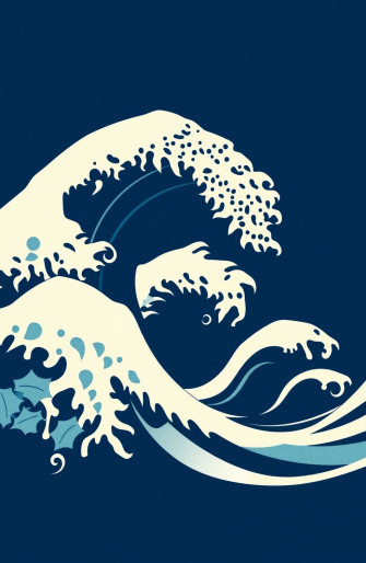 Japanese Wave Wallpaper