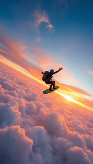 Skysurfing Wallpaper