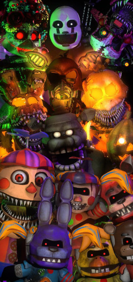 Halloween Wallpaper Made By Me R Fivenightsatfreddys