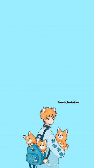 Aesthetic Blue Anime Wallpaper