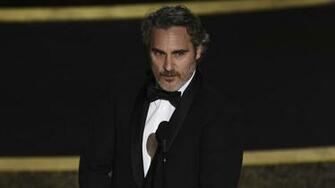 Oscars Joaquin Phoenix Wins Best Actor For Role In Joker