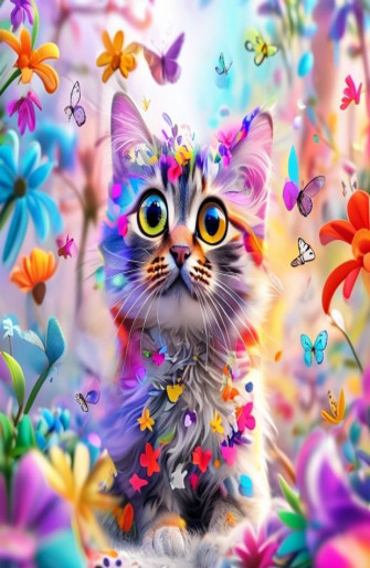 3d Cat Wallpaper