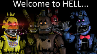 Nightmare Animatronics Poster By Scruffygamer