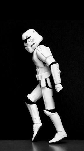 Star Wars Michael Jackson Moonwalk iPhone 5s