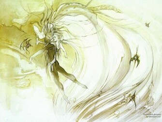 Yoshitaka Amano Art Wallpaper Fantasy Poster