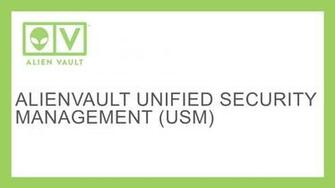 Alienvault Unified Security Management Usm Cybersecurity
