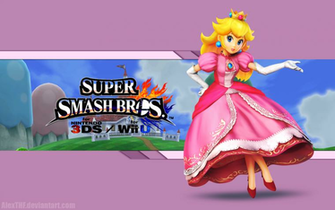 Peach Wallpaper Super Smash Bros Wii U 3ds By Alexthf