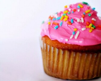 Cupcake Pink Wallpaper