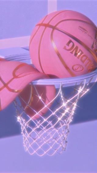 Pink Aesthetic Basketball Fond D Cran Color