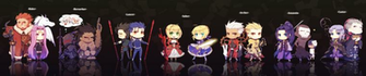 Fate Zero Berserker Caster Gilgamesh Lancer
