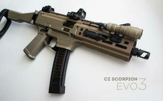 White Background Wednesday Cz Scorpion Guns
