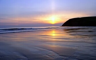 Beautiful Sunset Beach Wallpaper HD Res