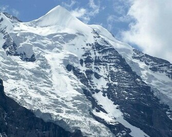 Swiss Alps Snow Mountain Wallpaper Background