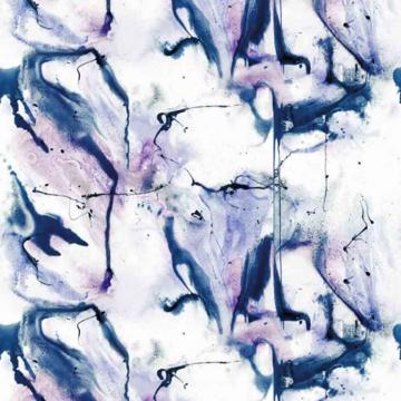 Whirling Dervish Wallpaper Navy Panels Rouse Home