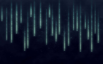 Binary Numbers Falling Down 3piotqp6xxf3qnz2 Wallpaper