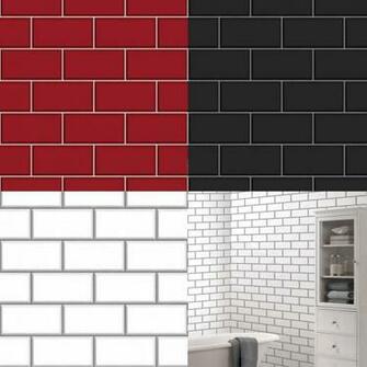 Ceramica New York Subway Tile Brick Wallpaper By Fine Decor Fd40138