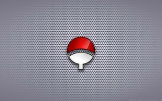 Uchiha Symbol Wallpaper Fan Gray