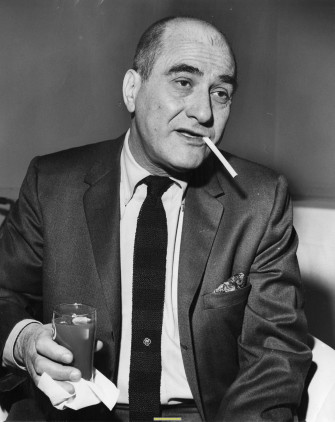 Bald Artie Shaw Smoking Cigarette Wallpaper
