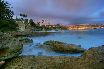 Una Noche De Laguna Beach Wallpaper