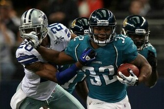Maurice Jones Drew Stiff Arm Wearing The