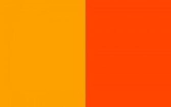 Resolution Orange Peel And Red Solid Two Color