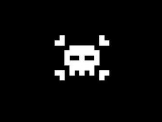 Jolly Roger Bit Icon Wallpaper