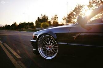 Bmw E38 750il Classic Tuning Stance Road HD Wallpaper