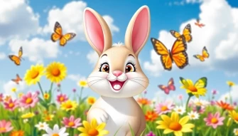 Happy Bunny Wallpaper