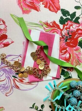 Andrea The Glam Pad On Wallpaper Paint Fabric