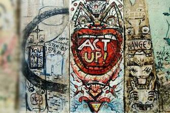 Act Up Berlin Wall Wallpaper By Mjag