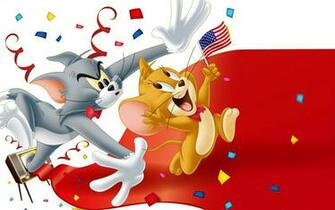 Tom And Jerry Background Image All White