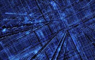 Blue Matrix Wallpaper Tablet HD