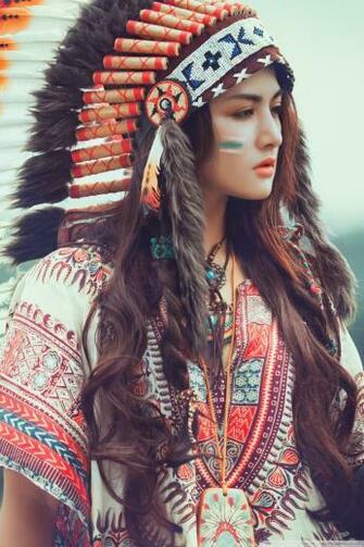 Smartphone Native American Girl Wallpaper iPhone HD